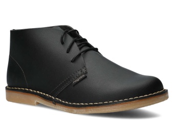 TRZEWIK MŁODZIEŻOWY MODEL 082 CZARNY VEGAN - ROZMIAR 39