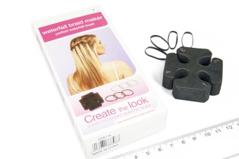 Waterfall braid maker