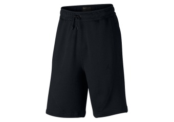 NIKE AIR JORDAN SPORTSWEAR WINGS FLEECE SHORTS BLACK