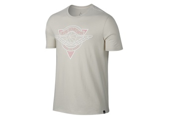 NIKE AIR JORDAN FADEAWAY ALL TOURNEY TEE LIGHT BONE