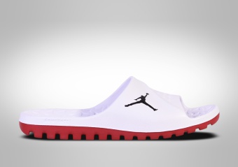NIKE AIR JORDAN SUPER.FLY HYDRO TEAM SLIDE 2 WHITE FIRE RED