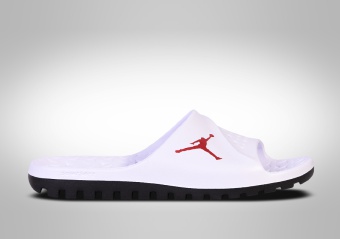 NIKE AIR JORDAN SUPER.FLY TEAM SLIDE WHITE FIRE RED