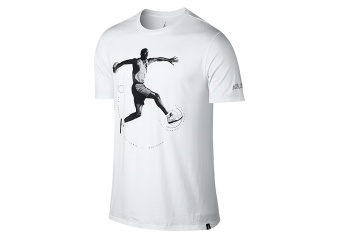 NIKE AIR JORDAN 5 TEE WHITE