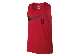 NIKE DRY KYRIE SWOOSH TANK UNIVERSITY RED