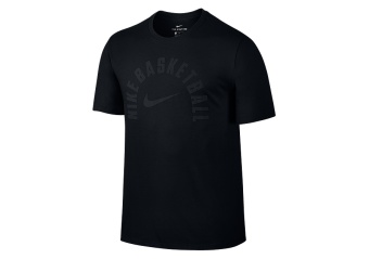 NIKE DRY BASKETBALL CORE PRACTICE TEE BLACK