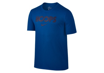 NIKE DRY JUST HOOPS TEE BLUE JAY