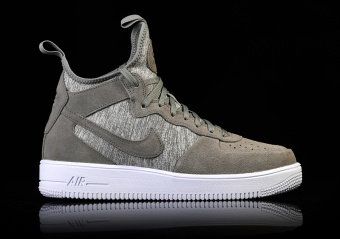 NIKE AIR FORCE 1 ULTRAFORCE MID PRM DARK STUCCO