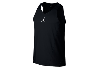 NIKE AIR JORDAN ULTIMATE FLIGHT BASKETBALL JERSEY BLACK
