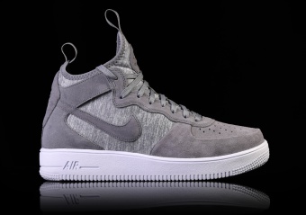 NIKE AIR FORCE 1 ULTRAFORCE MID PRM COOL GREY