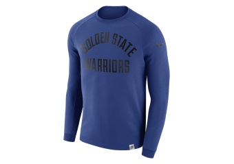 NIKE NBA GOLDEN STATE WARRIORS CREW RUSH BLUE