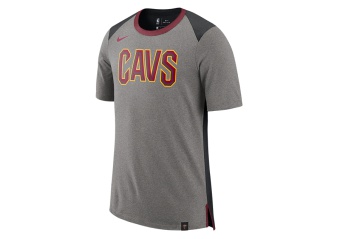 NIKE NBA CLEVELAND CAVALIERS TOP FAN DK GREY HEATHER