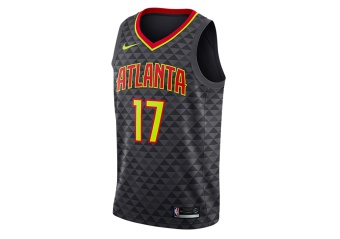 NIKE NBA ATLANTA HAWKS ROAD BLACK