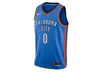 NIKE NBA OKLAHOMA CITY THUNDER ROAD SIGNAL BLUE
