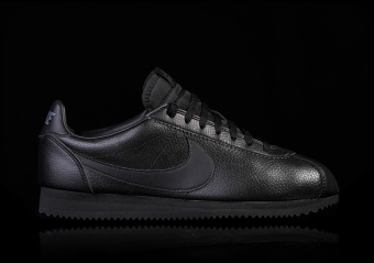 NIKE CLASSIC CORTEZ LEATHER BLACK