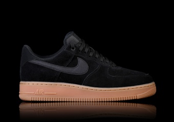 NIKE AIR FORCE 1 '07 LV8 SUEDE BLACK