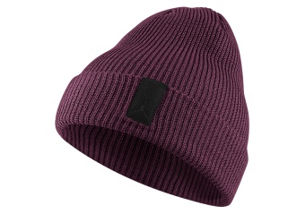 NIKE AIR JORDAN LOOSE GAUGE CUFF KNIT BEANIE BORDEAUX
