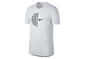 NIKE FLY CLOUDS DRY BASKETBALL TEE WHITE