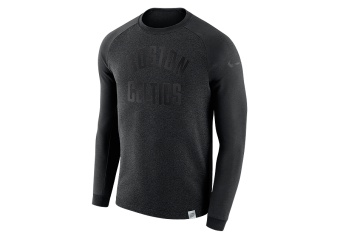 NIKE NBA BOSTON CELTIC MODERN CREW BLACK HEATHER