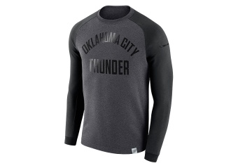 NIKE NBA OKLAHOMA CITY THUNDER MODERN CREW BLACK HEATHER