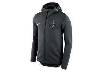 NIKE NBA CLEVELAND CAVALIERS THERMA FLEX SHOWTIME BLACK PINE