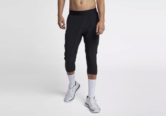 NIKE AIR JORDAN ULTIMATE FLIGHT BASKETBALL PANTS BLACK