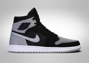 NIKE AIR JORDAN 1 RETRO HIGH FLYKNIT BLACK SHADOW BG