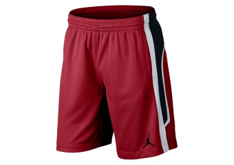 NIKE AIR JORDAN FLIGHT BASKETBALL SHORTS GYM RED