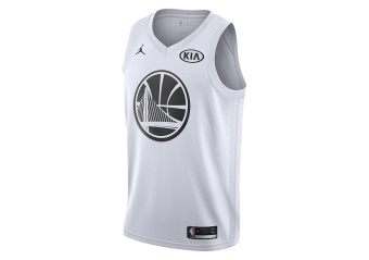 NIKE AIR JORDAN NBA KEVIN DURANT ALL-STAR 2018 SWINGMAN JERSEY WHITE
