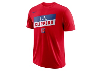 NIKE NBA LA CLIPPERS TEE UNIVERSITY RED