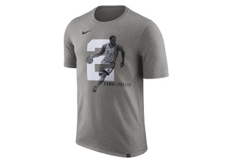 NIKE NBA KAWHI LEONARD SAN ANTONIO SPURS DRY TEE DARK GREY HEATHER