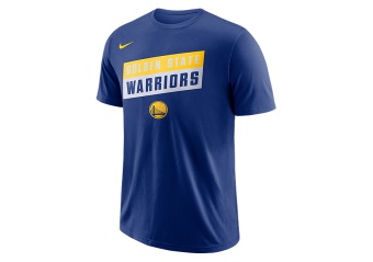 NIKE NBA GOLDEN STATE WARRIORS DRY TEE RUSH BLUE