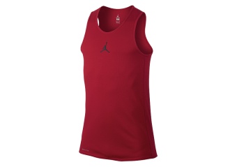 NIKE AIR JORDAN RISE DRI-FIT BASKETBALL TANK GYM RED