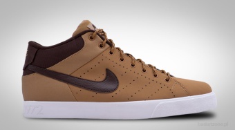 NIKE COURT TOUR MID LEATHER CHOCO