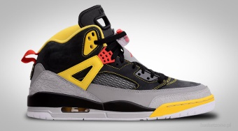 NIKE AIR JORDAN SPIZIKE 3M BLACK CHALLENGE RED YELLOW