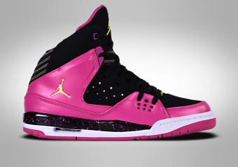 NIKE GIRLS JORDAN SC-1 GS BLACK FLASH PINK