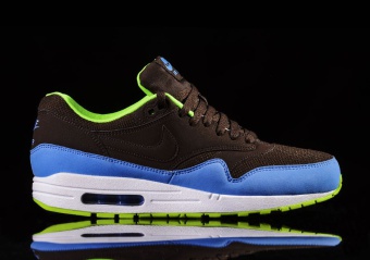 NIKE AIR MAX 1 ESSENTIAL BROWN BLUE VOLT