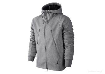 NIKE AIR JORDAN FLEECE HOODY COOL GREY