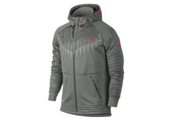 NIKE LEBRON ULTIMATE HYPRELITE HOODY TUMBLED GREY