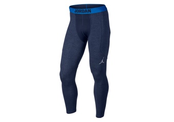 NIKE AIR JORDAN STAY WARM COMPRESSION SHIELD TIGHTS NAVY
