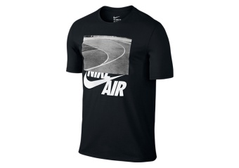 NIKE AIR SPLIT COURT TEE BLACK