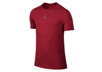 NIKE AIR JORDAN ALL SEASON FITTED TOP GYM RED