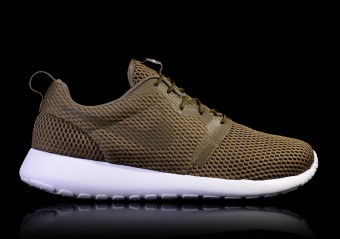 NIKE ROSHE ONE HYPERFUSE BR MEDIUM OLIVE-WHITE