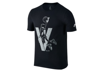 NIKE AIR JORDAN 5 TOGGLE TEE BLACK
