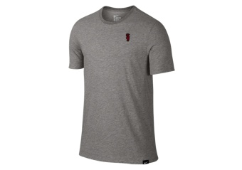 NIKE KYRIE EMBROIDEROO TEE GREY HEATHER