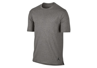 NIKE AIR JORDAN 23 LUX POCKET TEE GREY HEATHER
