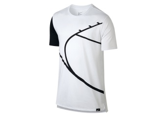 NIKE CORE ART 4 BASKETBALL TEE WHITE