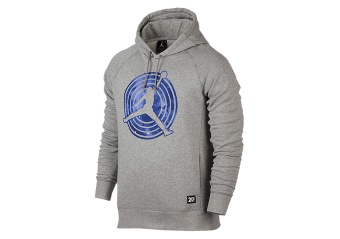 NIKE AIR JORDAN 11 SPACE JAM FLEECE HOODY DREY HEATHER