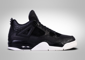 NIKE AIR JORDAN 4 RETRO PREMIUM BLACK PONY HAIR PINNACLE