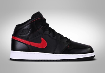 NIKE AIR JORDAN 1 MID BG (SMALLER SIZE) BLACK
