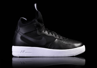 NIKE AIR FORCE 1 ULTRAFORCE MID BLACK-WHITE